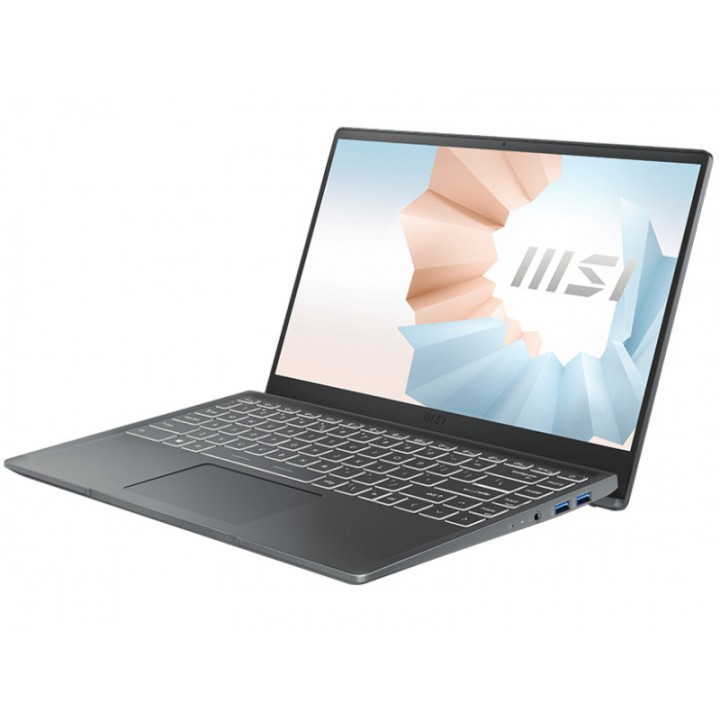 Ноутбук MSI Modern 14 B11M-034RU 9S7-14D214-034 (Intel Core i7-1165G7 2.8 GHz/8192Mb/512Gb SSD/Intel Iris Xe Graphics/Wi-Fi/Bluetooth/Cam/14.0/1920x1080/Windows 10 Home 64-bit)