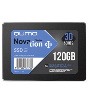Твердотельный накопитель Qumo Novation TLC 3D SSD 120Gb Q3DT-120GAEN