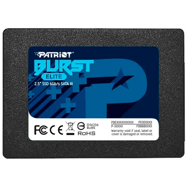 Твердотельный накопитель Patriot Memory Burst Elite 960Gb PBE960GS25SSDR