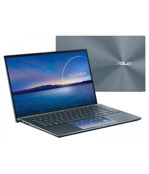 Ноутбук ASUS Zenbook 14 UX435EA-A5022T Pine Grey 90NB0RS1-M01380 (Intel Core i7-1165G7 2.8GHz/16384Mb/1024Gb SSD/Intel Iris Xe Graphics/Wi-Fi/Bluetooth/Cam/14.0/1920x1080/Windows 10)