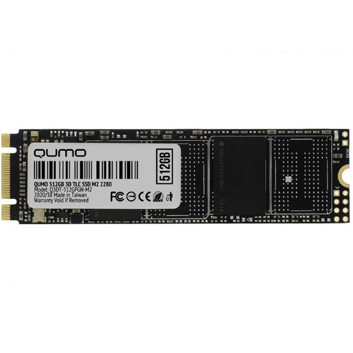 Твердотельный накопитель Qumo Novation TLC SSD 3D 512Gb Q3DT-512GPGN-M2 / 31691