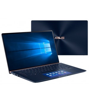 Ноутбук ASUS Zenbook UX434FQ-A5037R 90NB0RM5-M01680 (Intel Core i7-10510U 1.8 GHz/16384Mb/1024Gb SSD/nVidia GeForce MX350 2048Mb/Wi-Fi/Bluetooth/Cam/14.0/1920x1080/Windows 10 Pro 64-bit)