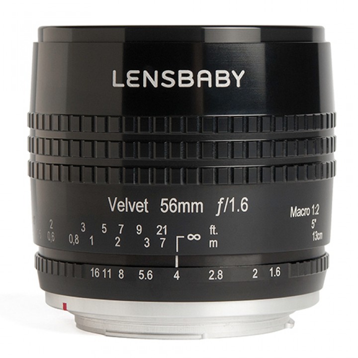 Lensbaby Velvet 56 mm F/1.6 1:2 Macro Black for Micro 4/3 83052 / LBV56BM