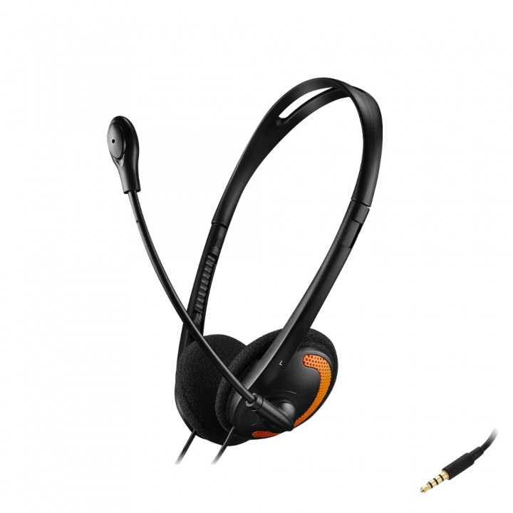 Canyon PC Headset Black-Orange OSCNSCHS01BO