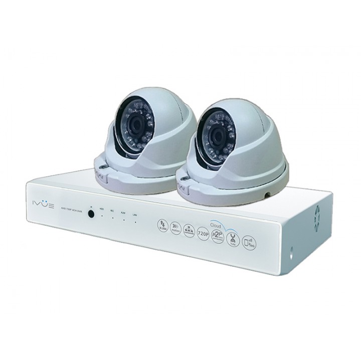 Комплект видеонаблюдения iVUE AHD 1 MPX Дома и Офиса 4+2 IVUE-D5004 AHC-D2