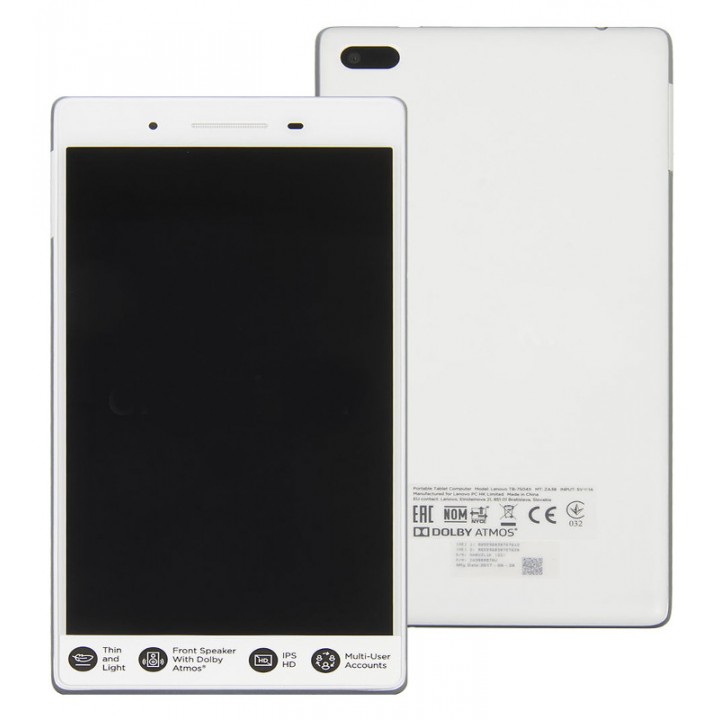Планшет Lenovo Tab 4 TB-7504X ZA380087RU (MediaTek MT8735B 1.3 GHz/2048Mb/16Gb/GPS/3G/LTE/Wi-Fi/Bluetooth/Cam/7.0/1280x720/Android)