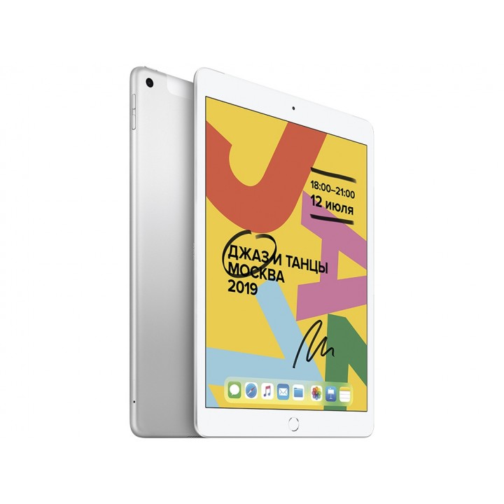 Планшет APPLE iPad 10.2 2019 Wi-Fi + Cellular 32Gb Silver MW6C2RU/A