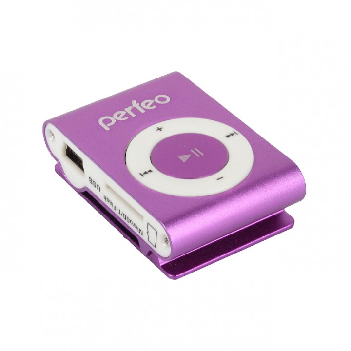 Плеер Perfeo VI-M001 Music Clip Titanium Purple