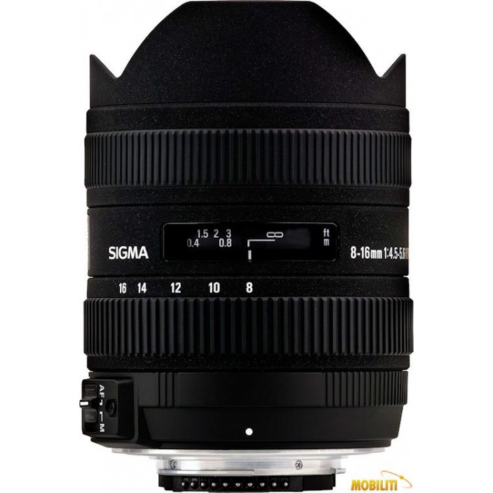 Объектив Sigma Nikon AF 8-16 mm F/4.5-5.6 DC HSM