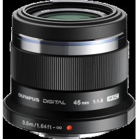 Объектив Olympus M.Zuiko ED 45 mm f/1.8 Micro for PEN Black