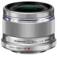 Объектив Olympus M.Zuiko Digital 25 mm f/1.8 for Micro Four Thirds Silver