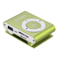 Perfeo VI-M001 Music Clip Titanium Green