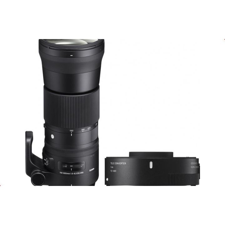 Объектив Sigma Canon AF 150-600 mm F/5.0-6.3 DG OS HSM Contemporary + телеконвертер TC-1401