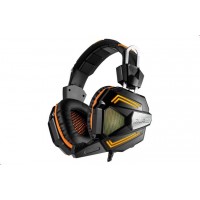 Гарнитура Jet.A GHP-300 Pro с LED-подсветкой Surround Sound 7.1 Black-Orange