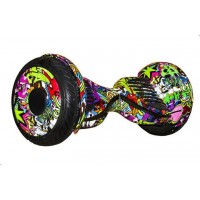 Гироскутер Asixbot Pro 10.5 TaoTao APP Самобалансировка + влагозащита Graffiti Purple