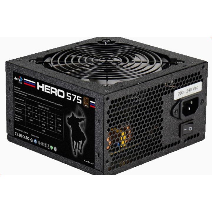 Блок питания AeroCool Hero 575 80+ ATX 575W Bronze