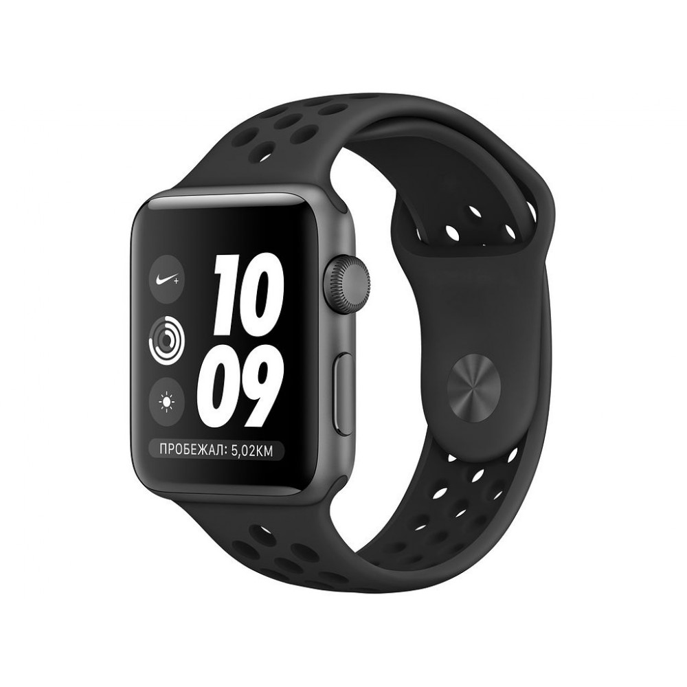 APPLE Watch Series 3 Nike 42mm Space Grey Aluminium Case with Anthracite Black Nike Sport Band MTF42RU A