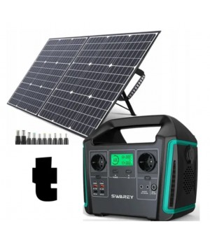 Swarey Powerbank с солнечной панелью 100W S1000 Solar Station 1000W