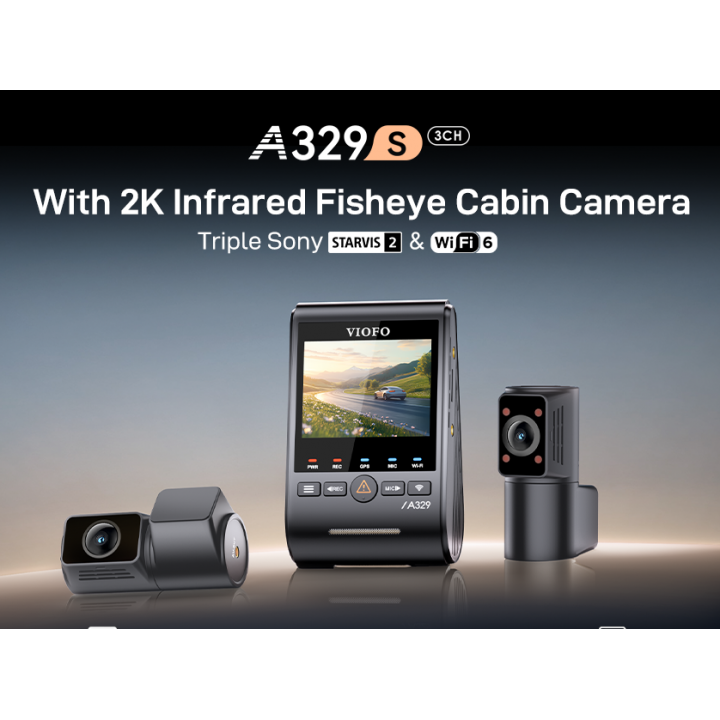 Viofo A329S 3CH с GPS
