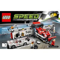 Lego Porsche 919 Hybrid and 917K Pit Lane 75876