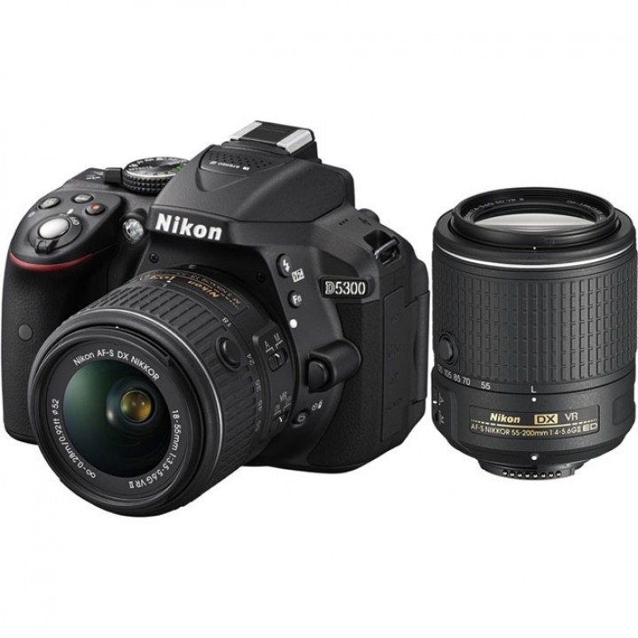Фотоаппарат Nikon D5300 kit 18-200 Black