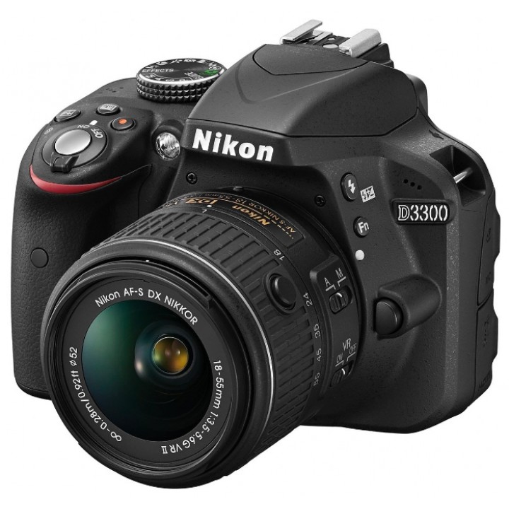 Фотоаппарат Nikon D3300 Kit 18-55mm VR AF-P Black