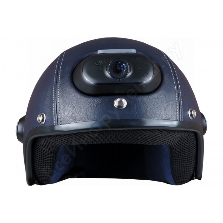 Шлем с камерой Airwheel C6 (цвет тёмно-синяя кожа, размер M)