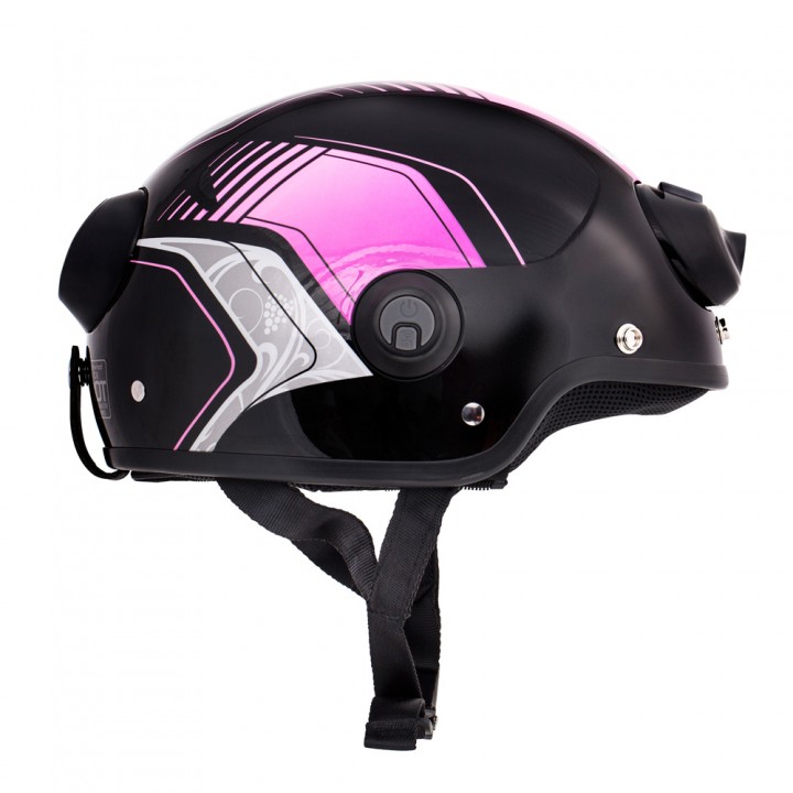 Шлем с камерой Airwheel C6 (цвет фиолетовый №664, размер M)