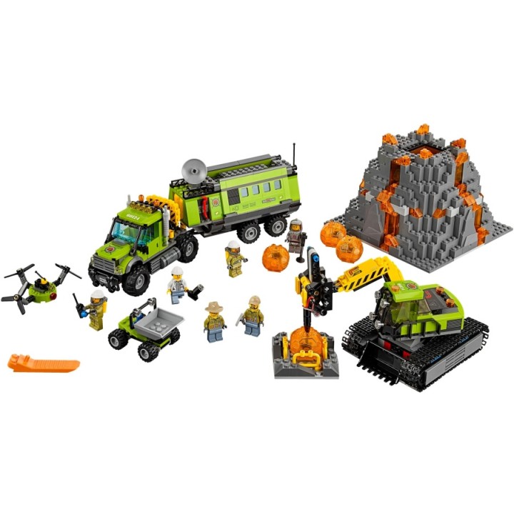 Lego Volcano Exploration Base 60124