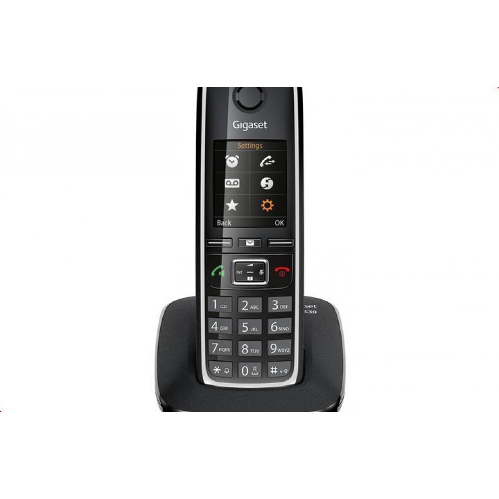 Телефон dect gigaset c530 a black обзор