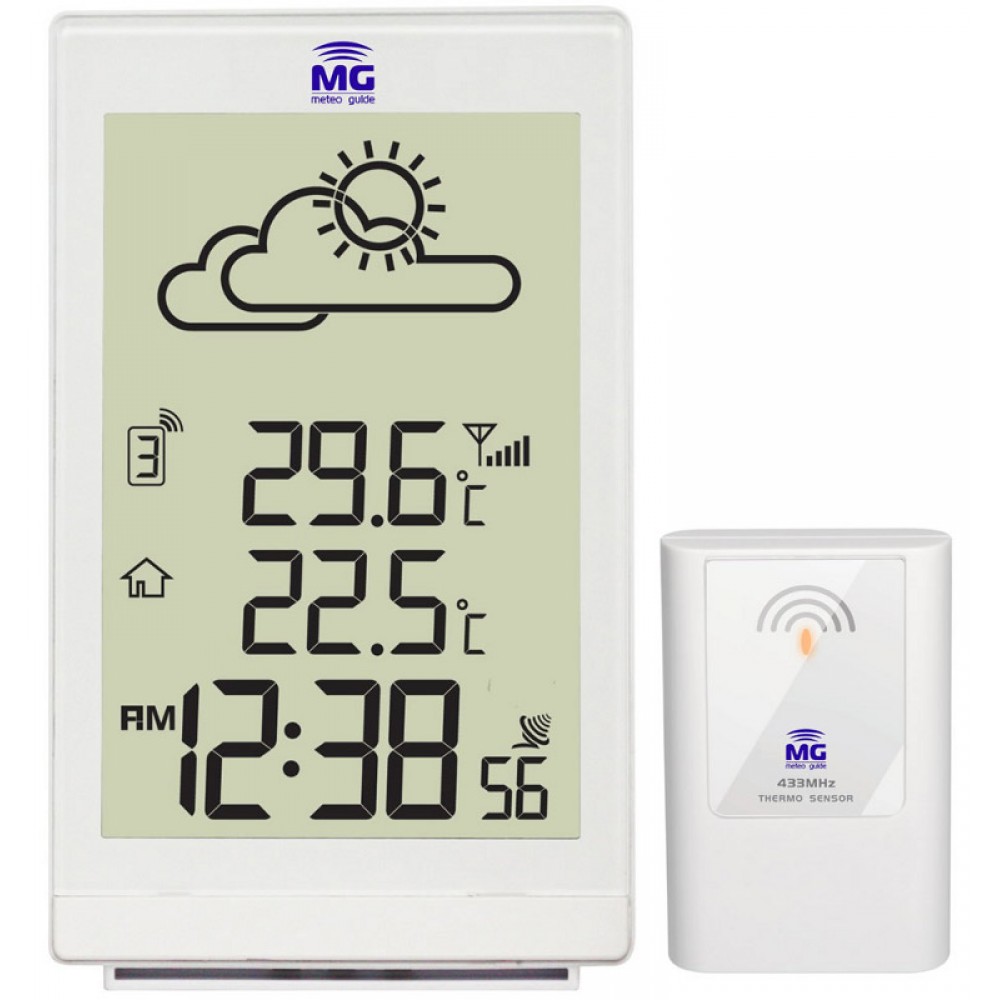 Цифровая метеостанция инструкция. Метеостанция MG meteo Guide. Погодная станция MG 01203. Метеостанция Carrin kw9008w-SM. Термометр meteo Guide MG 01305.