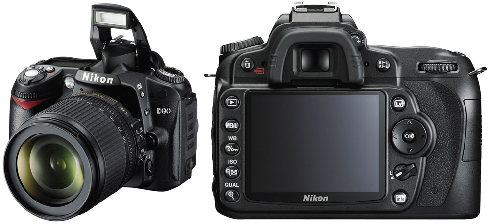 Nikon D90 kit 18-55 (VBA230K006) - купить фотоаппарат: цены